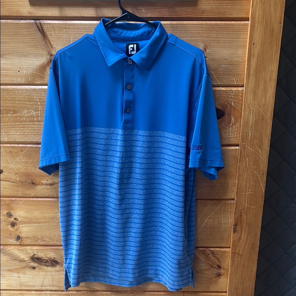 FootJoy Men's Blue Polo Shirt - Large